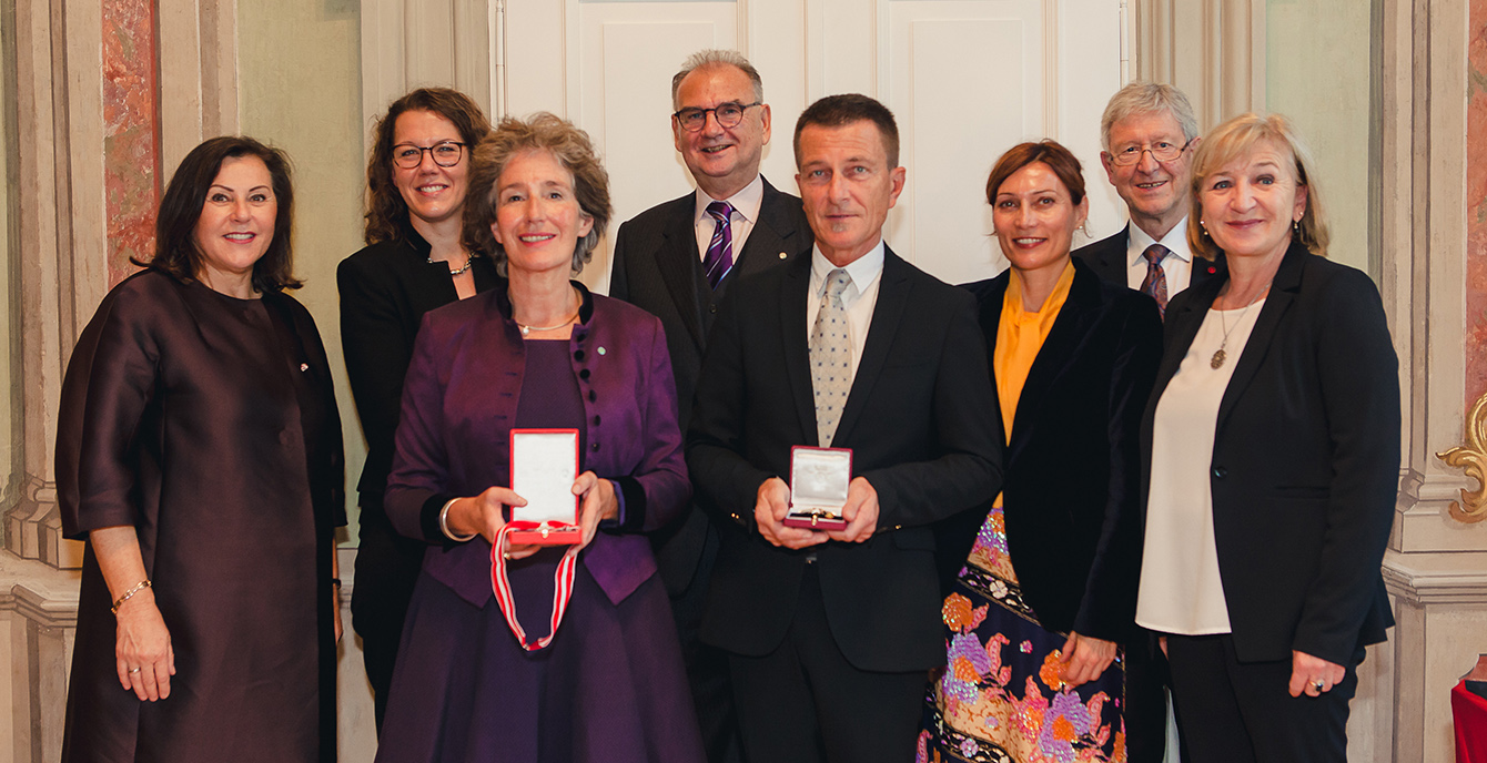 Hohe Auszeichnungen für Mitglieder des Rektoratsteams der Medizin Uni Innsbruck