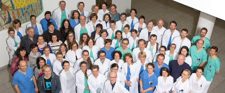 Das Team der Kinderklinik verabschiedete Gerhard Gaedicke