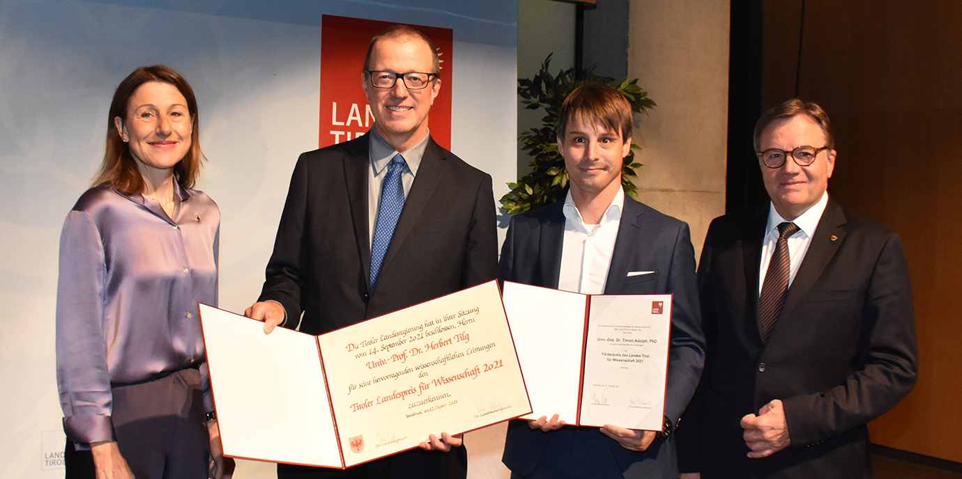 Tiroler Landespreis für Wissenschaft an Herbert Tilg