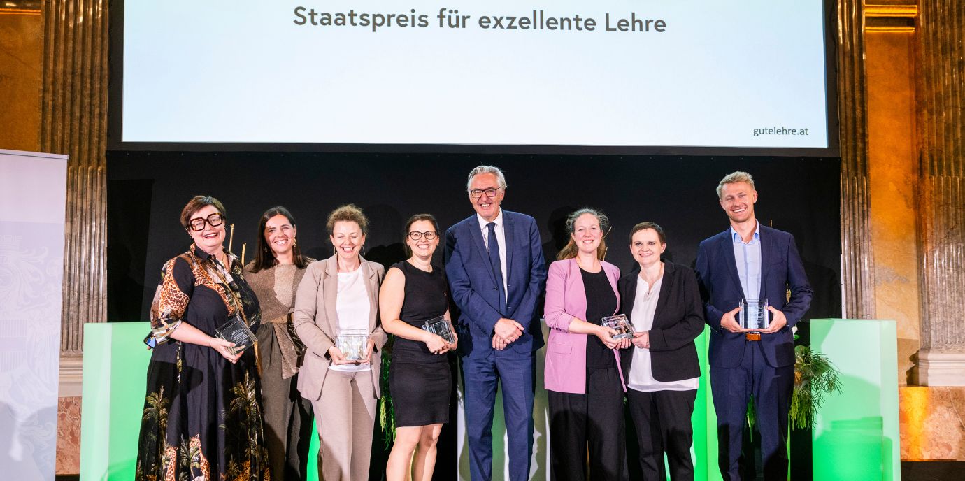 Zwei Med Uni Innsbruck Teams mit Staatspreis für exzellente Lehre ausgezeichnet