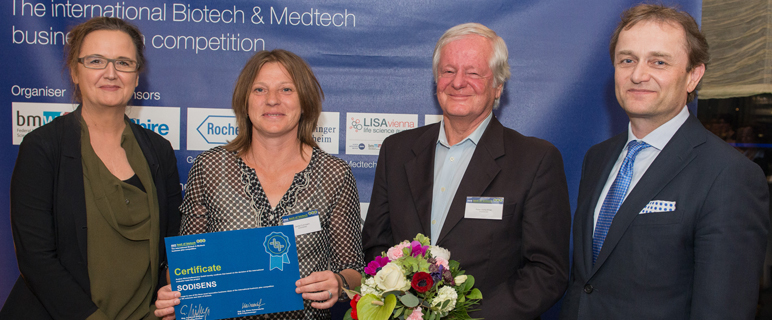 BoB: Mit SODISENS unter den drei besten Life Sciences Geschäftsideen