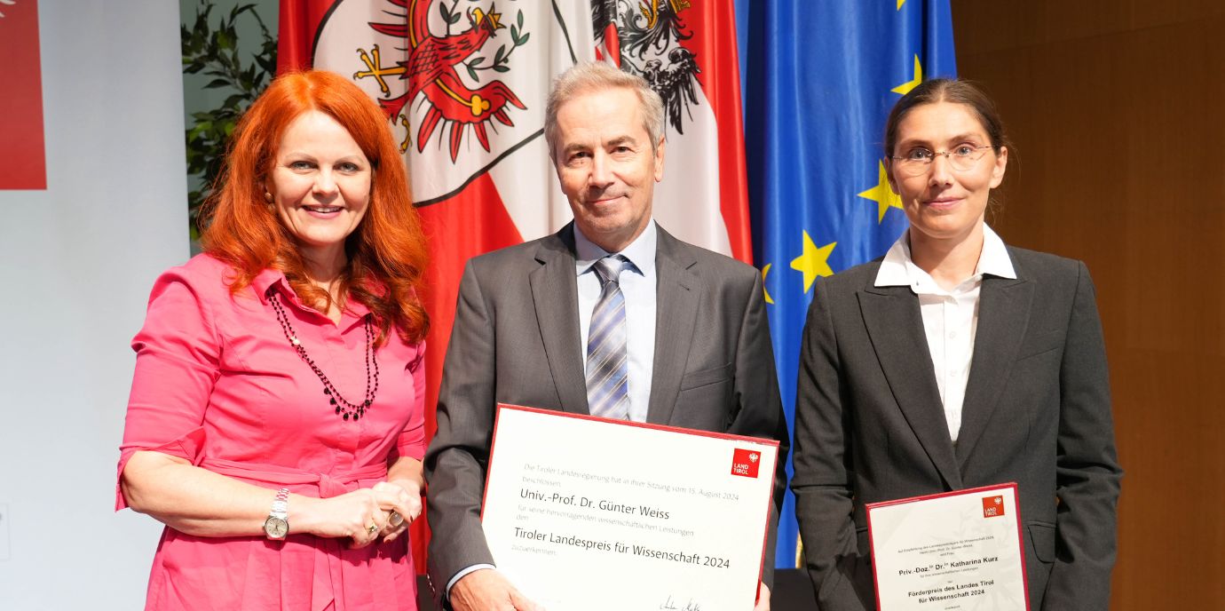 Infektiologe Günter Weiss mit Landespreis für Wissenschaft ausgezeichnet