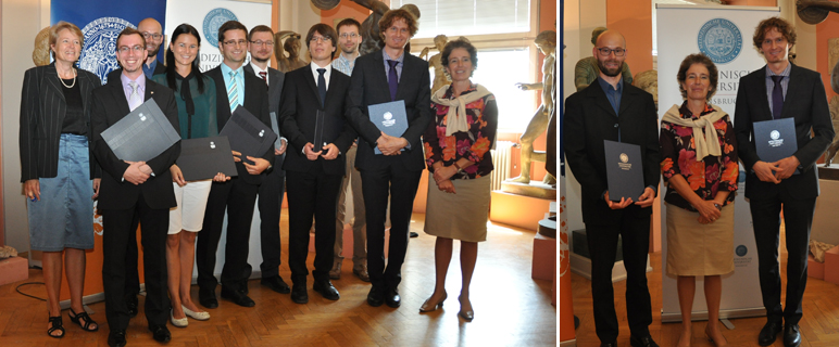 Dr. Otto Seibert Preise für Mario Gründlinger und Martin Kumnig