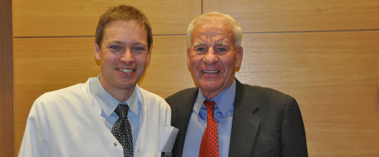 Univ.-Prof. Dr. Claudius Thomé mit Prof. Dr. Volker Sonntag