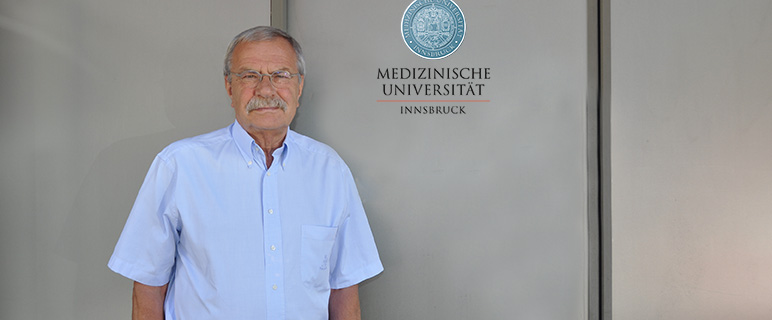 Der ehemalige Leiter der Abteilung für Radiologie II der Univ.-Klinik Innsbruck, Univ.-Prof. Dr. Dieter zur Nedden