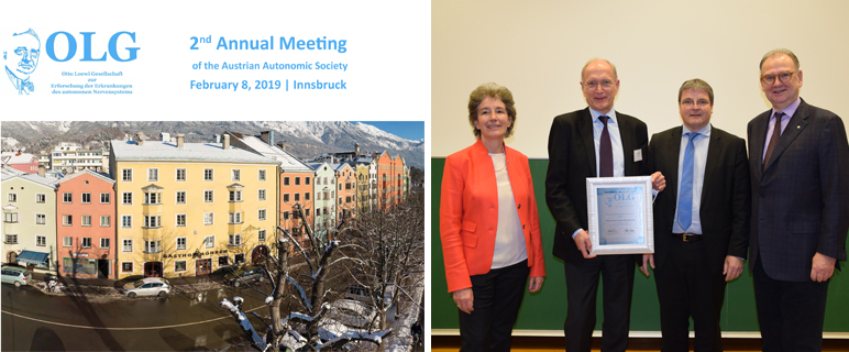 Otto Loewi Gesellschaft: Werner Poewe für 40 Jahre Parkinsonforschung ausgezeichnet