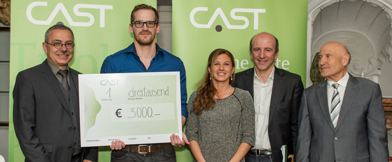 Ausgezeichnet: Medizinstudent Schwendinger gewinnt CAST-Award