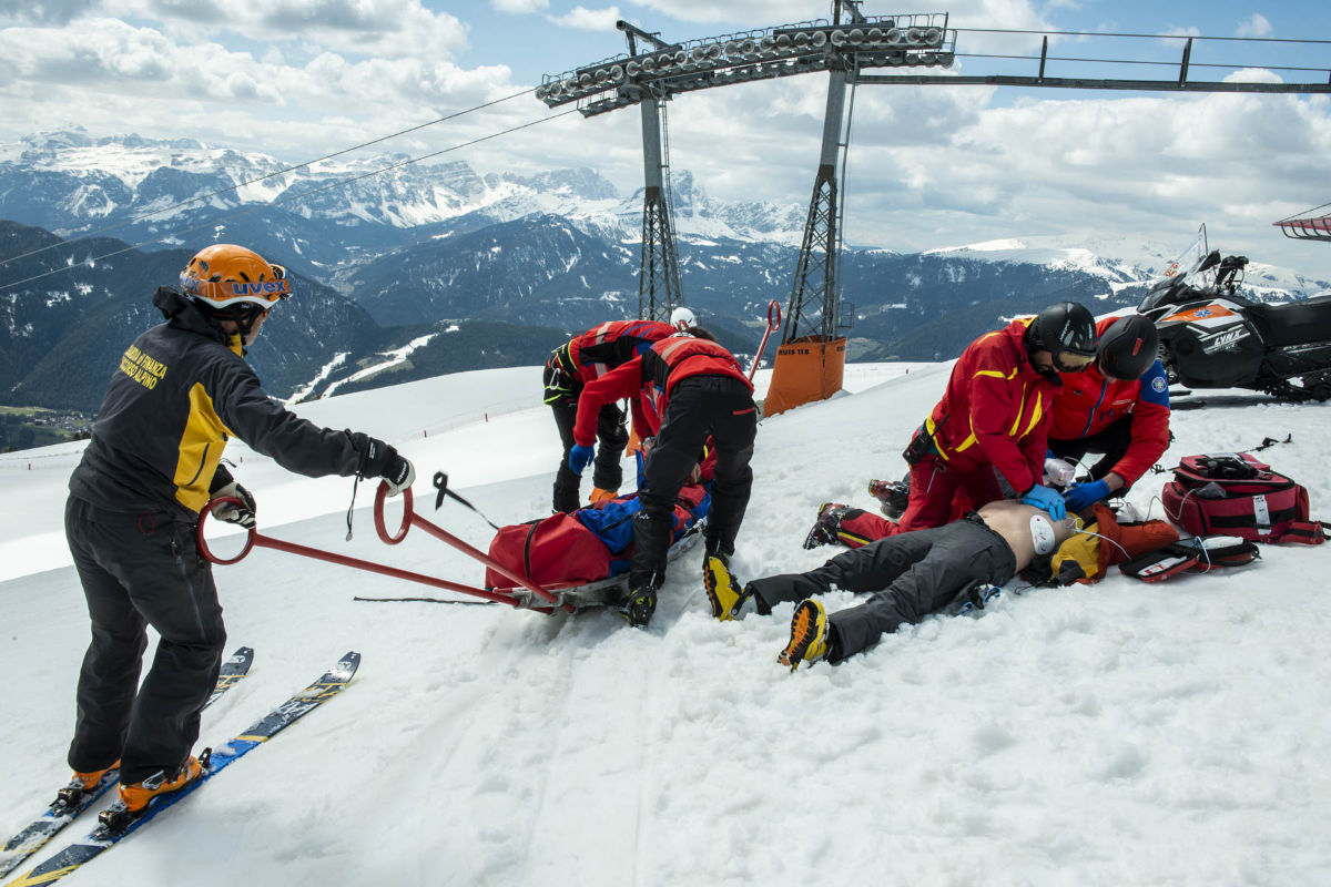 >BU: Knapp 60 Prozent der Unfälle passierten auf gesicherten Skipisten. (Foto: Eurac Research/Ivo Corrà)