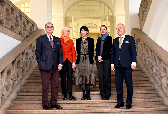 Rektorbesuch aus Tiflis