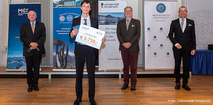DFK Preis an Medizinstudent Lucas Rubisoier