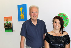 Klinikkunst macht Halt in Tirol: Ausstellung mit Bildern von Anja Fugger