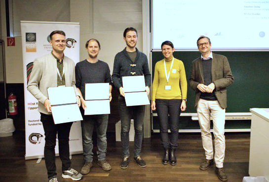 Von links Nico Wahl, Daniel Nothdurfter, Emmanuel Heilmann, Patrizia Stoitzner, David Teis.